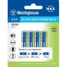 WESTINGHOUSE AAA MAX NiMH 1000mAh, bl.4ks akumulátor